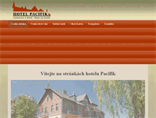 Tablet Screenshot of hotel-pacifik.cz